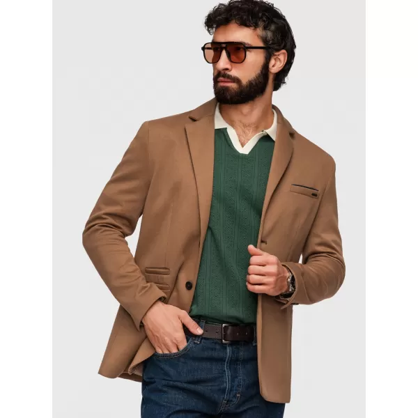  Férfi dzseki OMBRE M170 VILÁGOSBARNA 