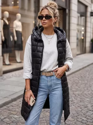 Női mellény DSTREET TY5260 FEKETE