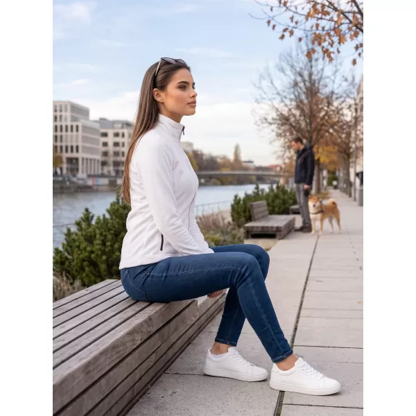  Női polár pulóver ALTISPORT ALW002852 FEHÉR 