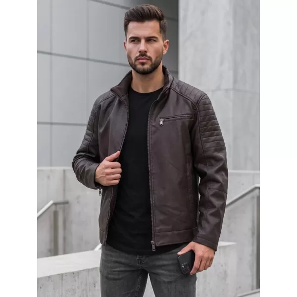  Férfi dzseki DSTREET TX5142 BARNA 
