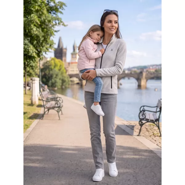  Női polár pulóver ALTISPORT ALW002852 EZÜST KIEMELÉSEK 