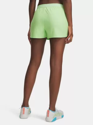Női rövidnadrág UNDER ARMOUR TECH PLAY UP SHORTS 1389882-712 ZÖLD