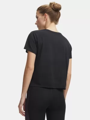 Női póló UNDER ARMOUR VELOCITI SHORTSLEEVE 6009540-001 FEKETE