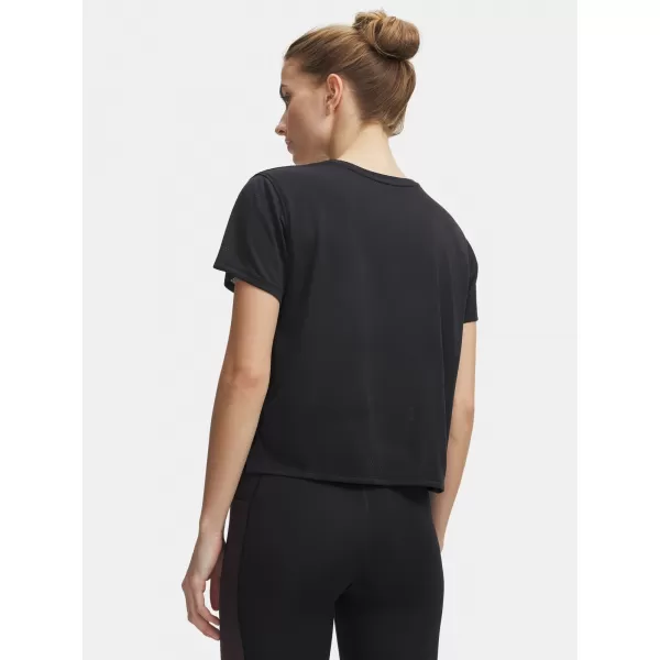  Női póló UNDER ARMOUR VELOCITI SHORTSLEEVE 6009540-001 FEKETE 