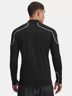 Férfi póló UNDER ARMOUR COLD WEATHER GRID LS MOCK 6007127-001 FEKETE