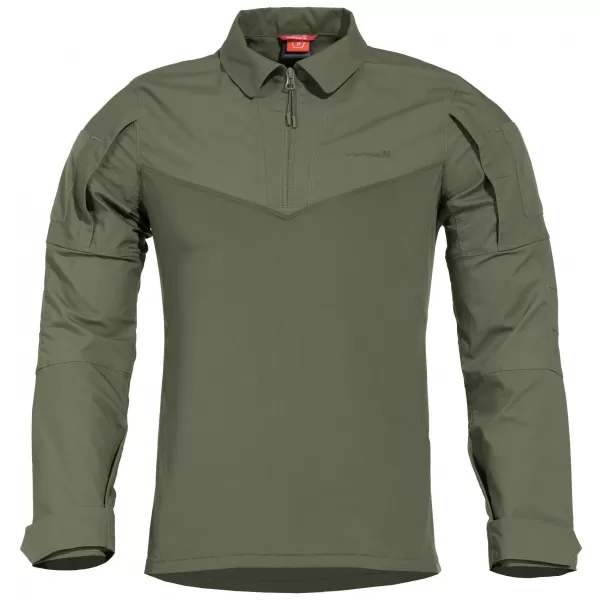  Hosszú ujjú férfi póló PENTAGON RANGER SHIRT K02013 TEREPSZÍNŰ ZÖLD 