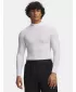 Férfi póló UNDER ARMOUR UA HG ELITE COMP MOCK LS 6015385-100 FEHÉR
