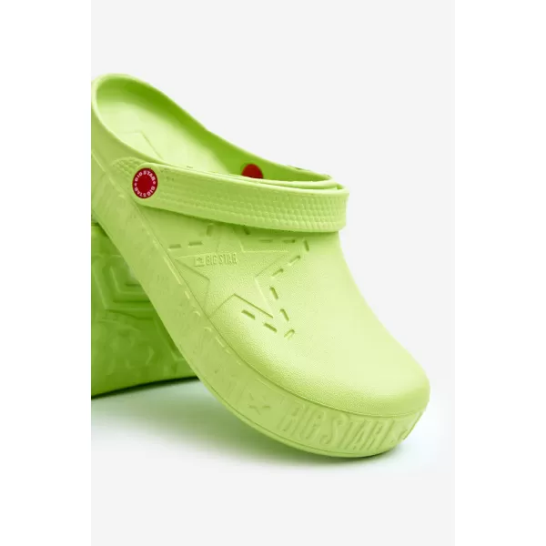  Férfi papucs BIG STAR SHOES II175005 ZÖLD 