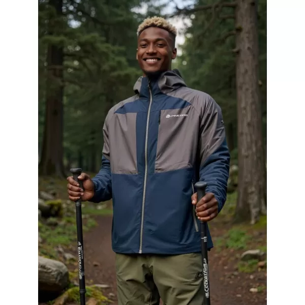  Férfi kültéri kabát ALPINE PRO TEMUN HOLDFÉNYES ÓCEÁN 