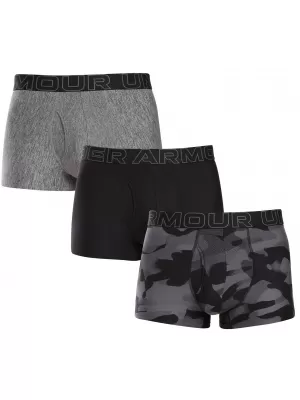 Férfi boxerek UNDER ARMOUR M PERF TECH NOV 3IN (3KS) 1383883-001 FEKETE