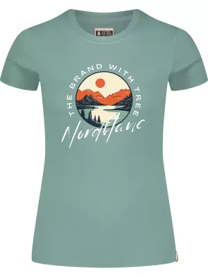 Női póló NORDBLANC STARLIGHT NBSLT8176 ZÖLD