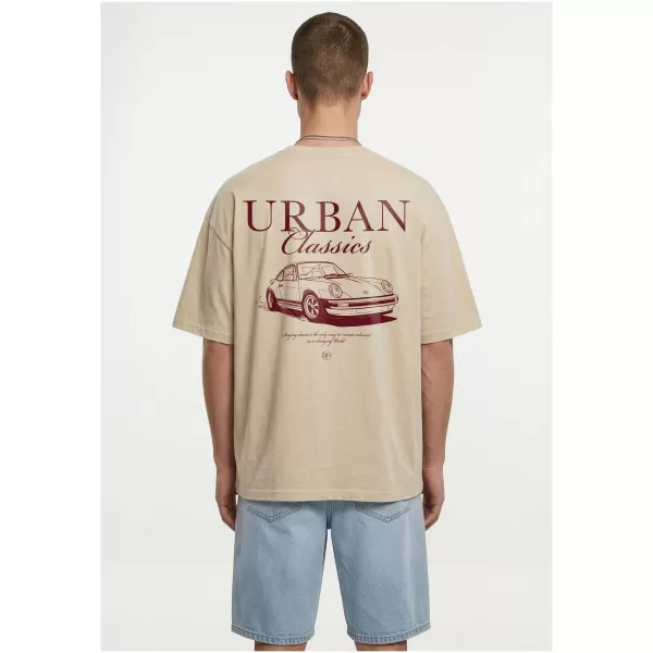  Férfi póló URBAN CLASSICS TB8755 FEHÉR/HOMOK 