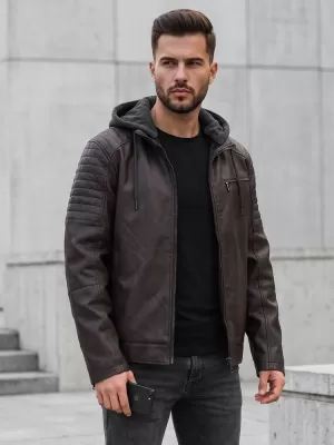 Férfi dzseki DSTREET TX5142 BARNA