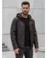 Férfi dzseki DSTREET TX5142 BARNA