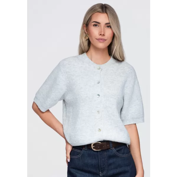  Női blúz OMBRE OW-TS-E0091 SZÜRKE 