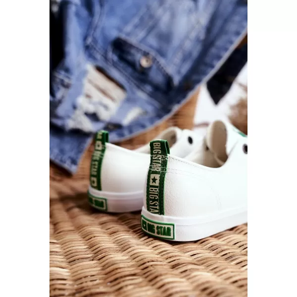  Női tornacipő BIG STAR SHOES GG274006 FEHÉR/ZÖLD 