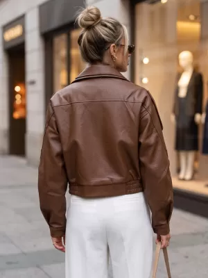 Női kabát DSTREET TY5845 KARAMELLA