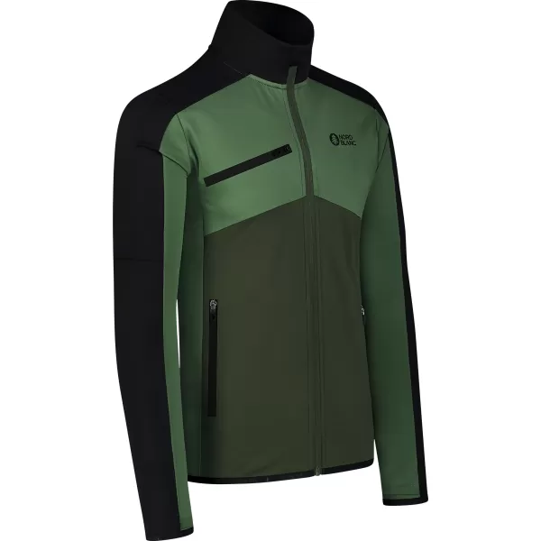  Férfi powerfleece pulóver NORDBLANC CUSP NBSFM8334 ZÖLD 