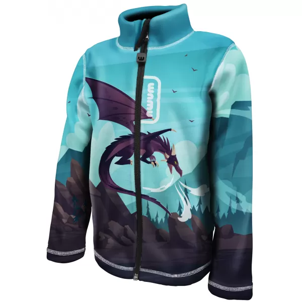  Funkcionális gyerek pulóver WAMU DRAGON FANTASY KÉK 