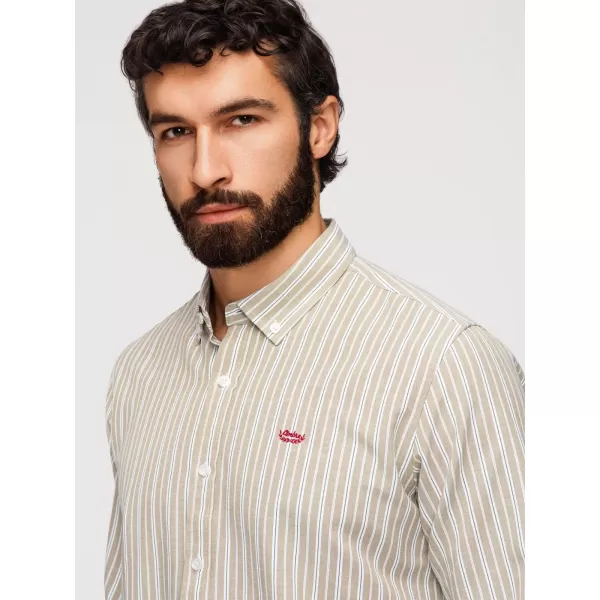  Férfi ing OMBRE K703 BÉZS 