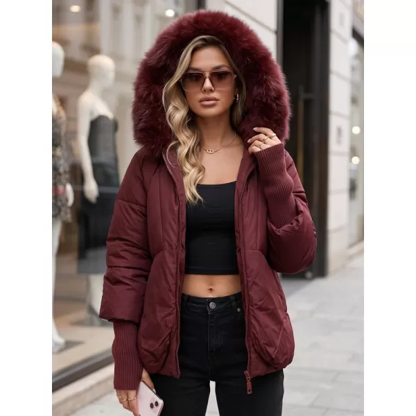  Női kabát DSTREET TY5992 BURGUNDIA 