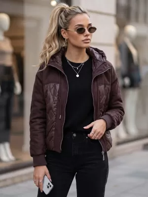 Női kabát DSTREET TY6094 BURGUNDIA