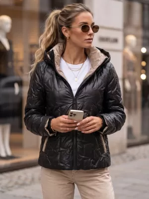 Női kabát DSTREET TY5803 FEKETE