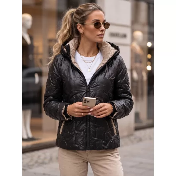  Női kabát DSTREET TY5803 FEKETE 