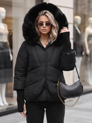 Női kabát DSTREET TY5887 FEKETE