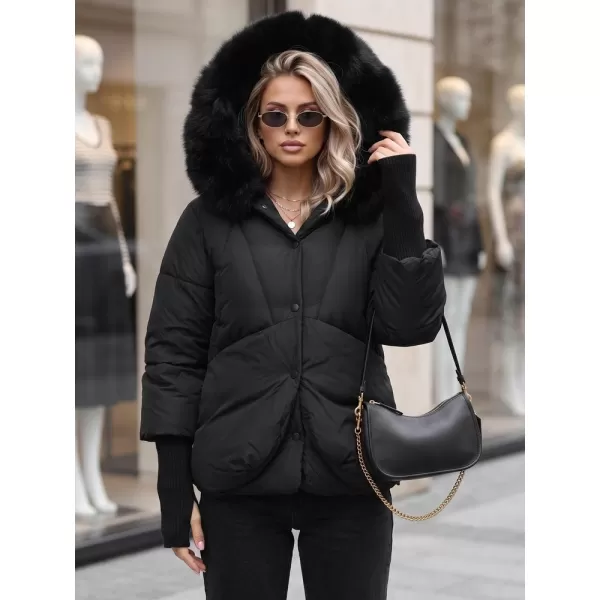  Női kabát DSTREET TY5887 FEKETE 