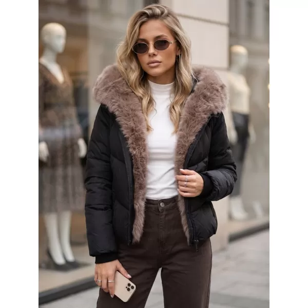  Női kabát DSTREET TY6103 FEKETE 