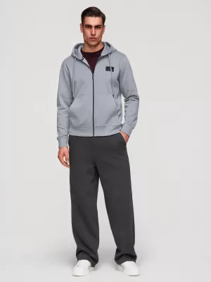 Férfi pulóver OMBRE OM-SSZP-0256 SZÜRKE