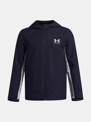 Fiú kabát UNDER ARMOUR UA B RIVAL WVN JACKET 1390154-410 KÉK