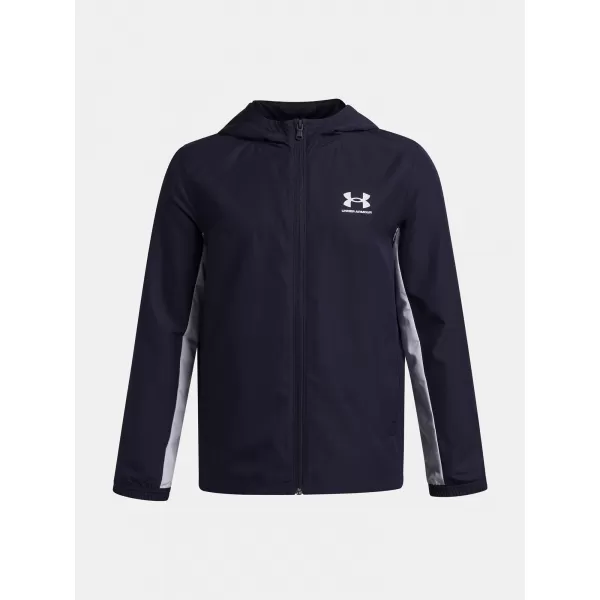  Fiú kabát UNDER ARMOUR UA B RIVAL WVN JACKET 1390154-410 KÉK 
