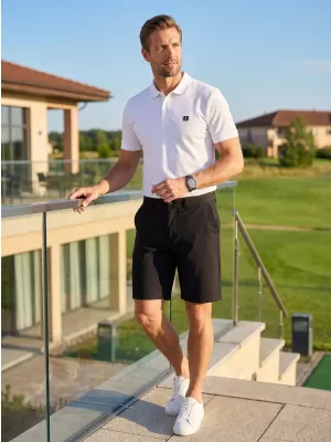 Férfi rövidnadrág ALTISPORT ATS SHORT CLASSIC-FIT 9 FEKETE