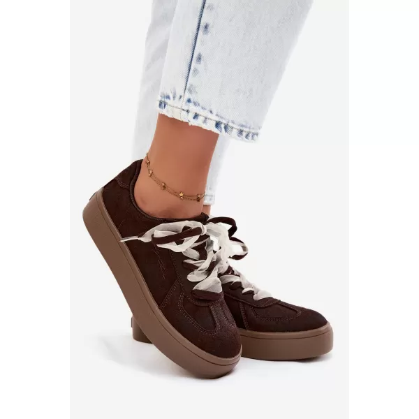 Női tornacipő BIG STAR SHOES UU274004 BARNA 