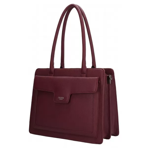  Kézitáska CHARM LONDON Monaco 25422 Bordeaux red BORDÓI VÖRÖS 