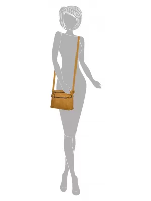 Crossbody táska ENRICO BENETTI Nouméa 66657 OKKER