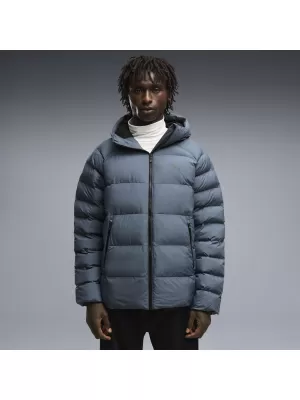 Férfi dzseki PUMA MONO HOODED JACKET 68836737 ESTI KÉK