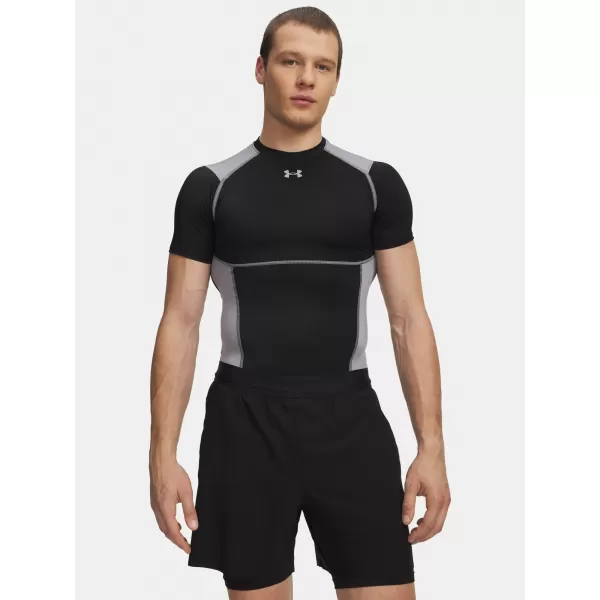  Férfi póló UNDER ARMOUR UA HG ELITE COMP SS 6015382-008 FEKETE 