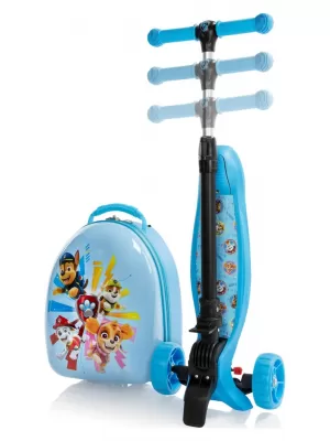 Gyermek bőrönd HEYS TURBO TOTS SCOOTER 16426 MANCS JÁRŐR KÉK