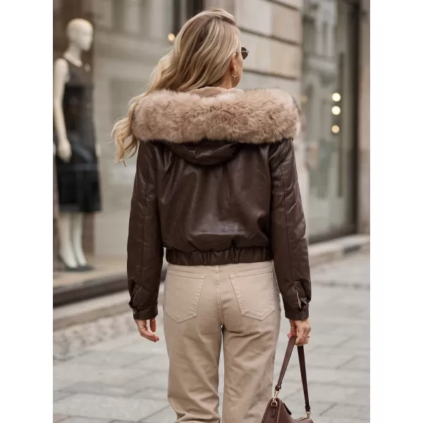  Női kabát DSTREET TY5976 BARNA 