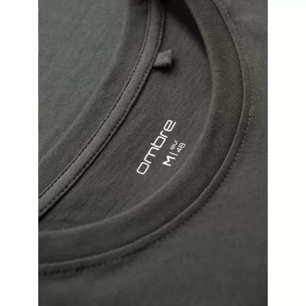  Férfi póló OMBRE OM-TSCT-0305 GRAFIT 