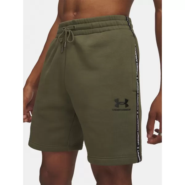  Férfi rövidnadrág UNDER ARMOUR ICON FLEECE SHORT TAPING 1390299-391 ZÖLD 