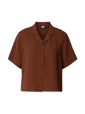 Női ing URBAN CLASSICS TB8283-21859 FAHÉJBARNA