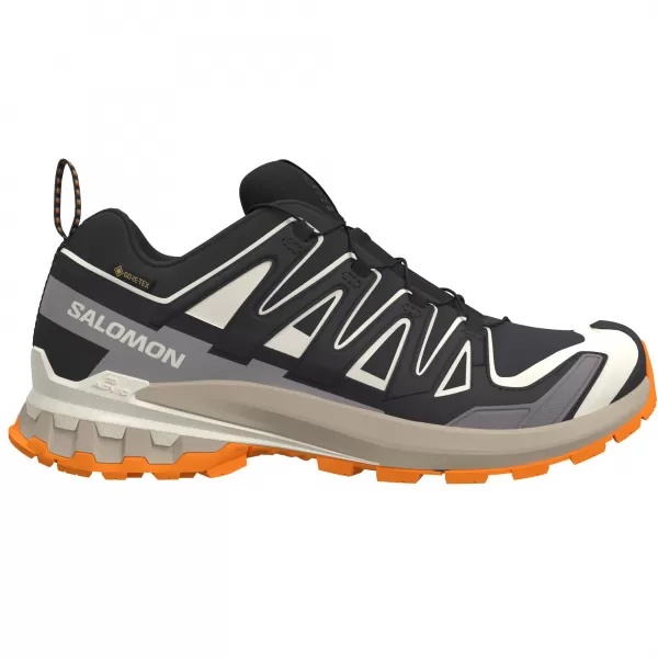  Férfi cipők SALOMON XA PRO 3D V9 GORE-TEX L47881900 FEKETE/VANÍLIA JÉG/KURKUMA 
