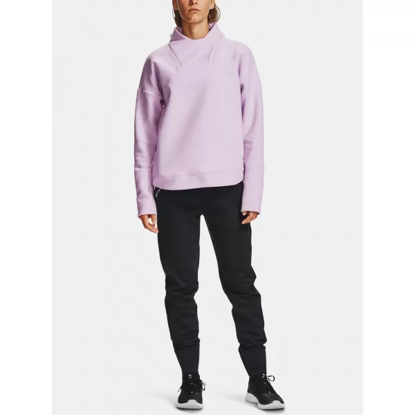  Női pulóver UNDER ARMOUR RECOVER FLEECE WRAP NECK 1356347-570 LILA 