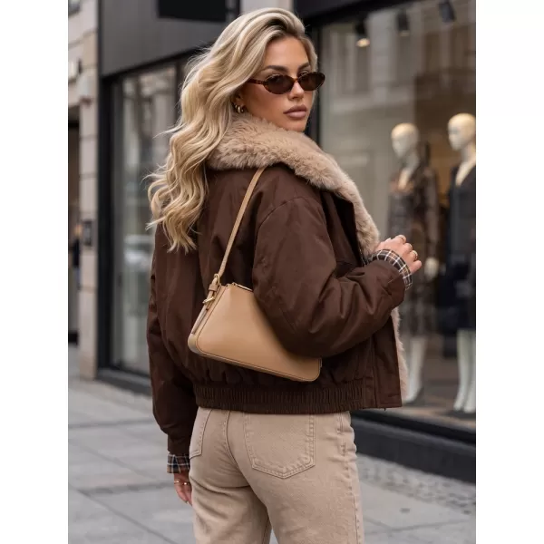  Női kabát DSTREET TY5839 BARNA 