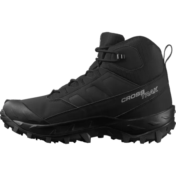  Férfi cipők SALOMON CROSSTRAK WATERPROOF L47570200 FEKETE/FEKETE/ASZFALT 