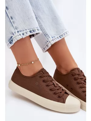Női tornacipő BIG STAR SHOES TT274123 BARNA/BÉZS